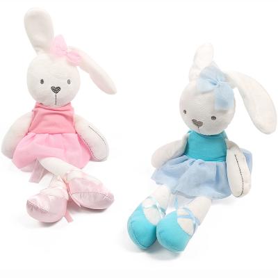 China Big Ears Plush Toy Super Soft Bunny Stuffed Toy Amazon Funny Hot Selling Rabbit Baby Toys for sale