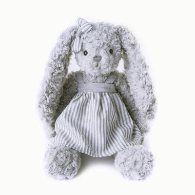 China Custom Made Fire Retardant Long-eared Rabbit Sleeping Toy Hotsale Baby Comforter Rabbit Soft Plush Toy for sale