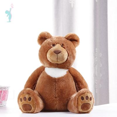 China Wholesale Plush Stuffed Brown Plush Toys Teddy Bear Plush Toys for sale