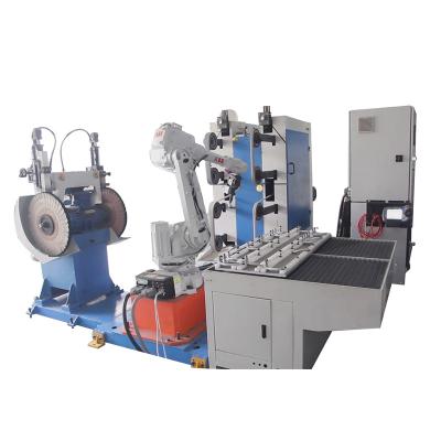 China Robotic Cell Metal Deburring Machine for Belt Polishing Door Handles for sale