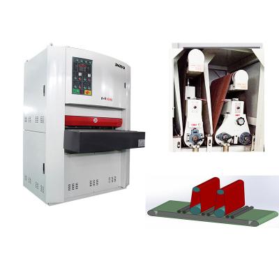 China Sand Belt Automatic Metal Rr1000mm Wide Working Sheet Metal Sanding Deburring Machine Belt Polishing Machine for sale