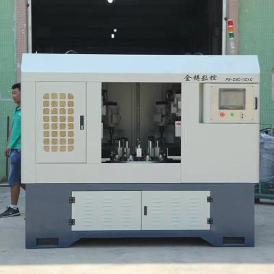 China 4 Grinding Heads Rotary Table Metal Polishing Machine For Stainless Steel Aluminum Products Mirror Polished for sale