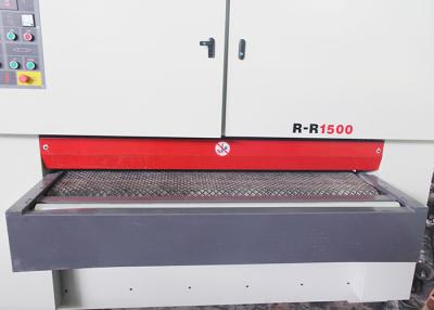 China máquina de acabado de la rayita de 37kw*2 No.4 para la placa de aluminio del acero inoxidable en venta