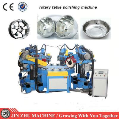 Chine Machine de polissage rotatoire de contrôle de Pogramming de PLC pour la batterie de cuisine d'acier inoxydable à vendre