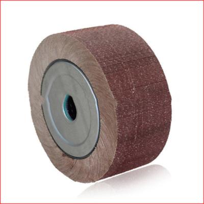 China 24 Grit Polishing Machine  Abrasive Flap Wheel Uniform Surface Treatment Effect for sale