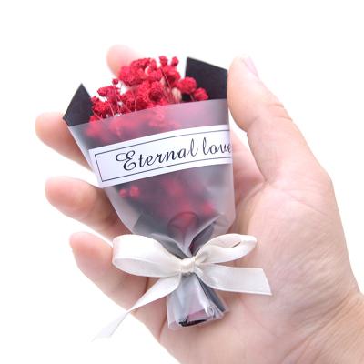 China New Customized Celebrations Design Bestselling Beautiful Gift Mini Dry Flower Bouquet For Festival Party Home Decoration for sale