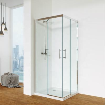 China With Frame Wholesale China Factory Corner Sliding 90x90 Square Shower Enclosure for sale