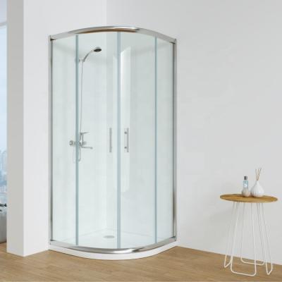 China China Manufacturer Freestanding 6mm Modern Quadrant Sliding Shower Enclosure for sale