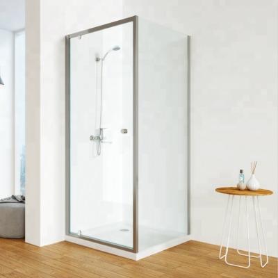 China Modern Economical Small Square 2 Door Pivot Shower Enclosure For Sale for sale