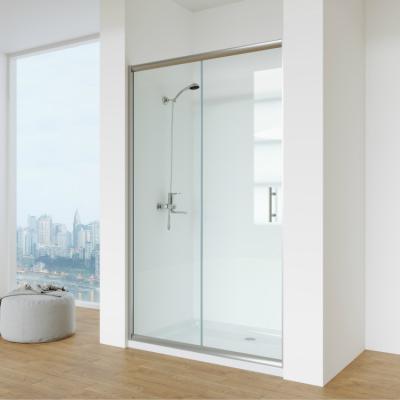 China With Frame China 6 Foot Modern Shower Slide Glass Door For Bathtubs for sale