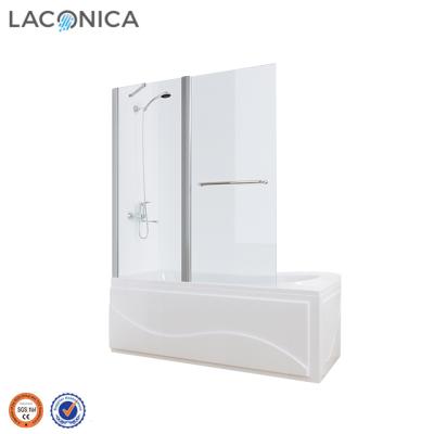 China With Frame 2018 Fashion Hot Selling Frame Modern Folding Bath Screen For Bathtubs for sale