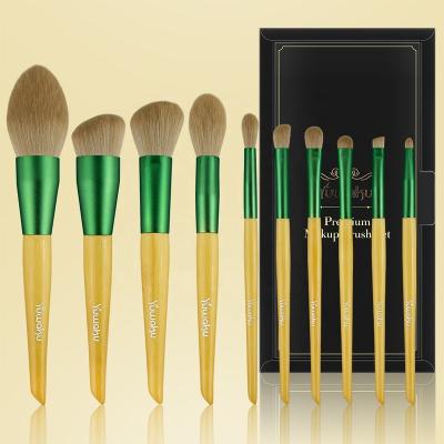 China Angular Blush KENO Factory Wholesale 10PCS Cosmetic Brushes Free High Quality Makeup Brushes Luxury Custom Logo Private Label Makeup Brush Set for sale