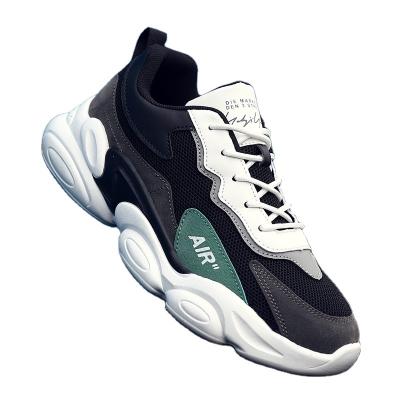 China Cushioning Dad Wholesale Thick-soled Increased Shoes Cushioning Non-slip Men's Breathable Sports Shoes for sale