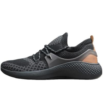 China Black Fashionable Casual Breathable Sports Shoes Fashion Running Shoes Cushioning for sale