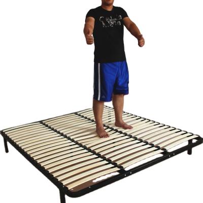 China Traditional Hot Sale High Quality Curved Plywood Metal Platform Bed Frame Bed Slat for sale