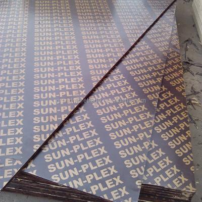 China Contemporary 18mm Film Faced Shuttering Formwork Plywood For Construction for sale