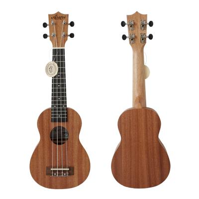 China Aiersi factory direct sale 21 inch mahogany mohagany wood ukulele for sale