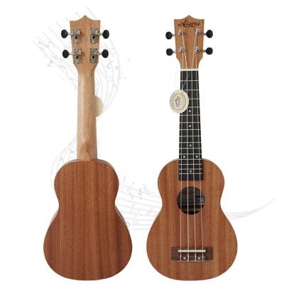 China Factory Handmade Mahogany Ukelele Aiersi Soprano Mahogany Ukulele for sale