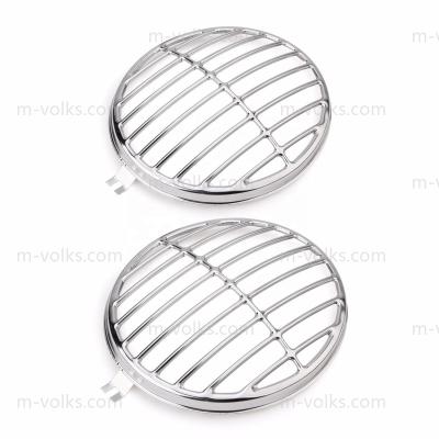 China Luxury Stainless Steel Headlight Grilles / Stoneguard Compatible With VW Beetle Type 1 - 2 Bus for sale