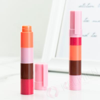 China Cosmetic Multi Color Lipstick Tube Lip Balm Packaging Colorful Lipstick Pen for sale