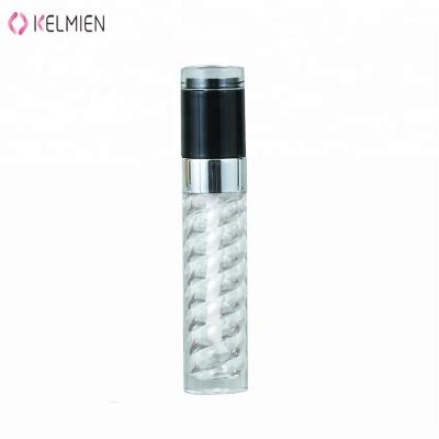 China Clear Empty Plastic Cosmetics Tube Cosmetics Hot Stamping For Lip Gloss Lip Tint for sale