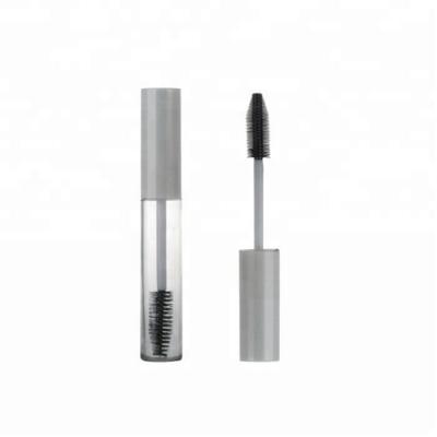 China Cosmetics empty round clear mascara packaging with brush for sale