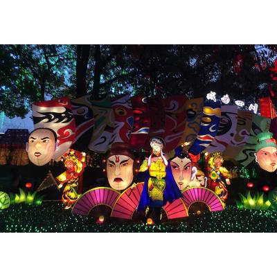 China Festival decoration playground theme park cartoon simulation indoor outdoor lanterns for amusement park highlight for sale