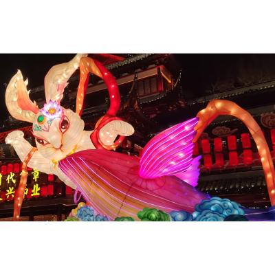 China Chinese Animal Traditional Chinese Lanterns Zodiac Silk Lanterns Indoor Outdoor Handmade Lanterns for sale