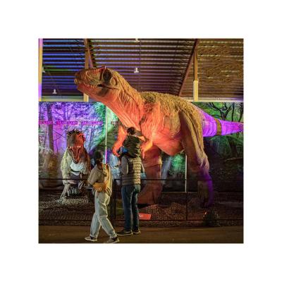 China Dino Park Jurassic Park Life Size Dinosaur Animatronic Model for sale