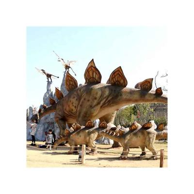 China Dino Park Newest Huge Hot Sale Durable Attractive Stegosaurus Robot Animatronic Dinosaur For Amusement Park for sale