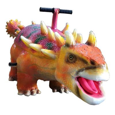 China Dino Park Ride Mechanical Animatronic On Walking The Life Size Dinosaur Ride for sale