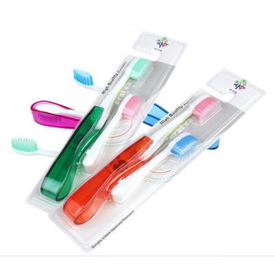 China New Style High Quality Manual Easy Carry Plastic Travel Disposable Folding Toothbrush for sale