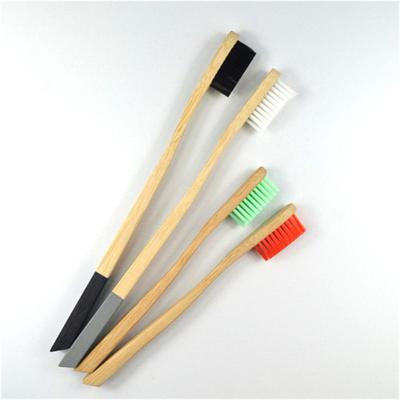 China ECO Manual Custom Natural Organic Soft Nylon Stiffens Bamboo Toothbrush For Hotels for sale