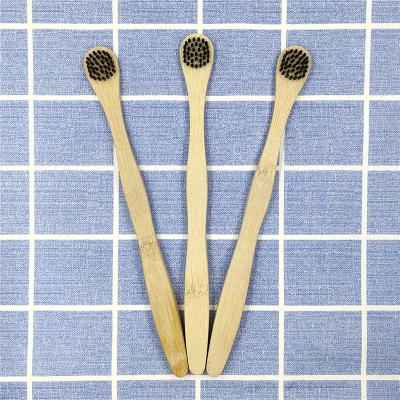 China Personal Care Bamboo Handle Gum Remover Tongue Scraper Adult Bamboo Orthodontic Tongue Remover for sale