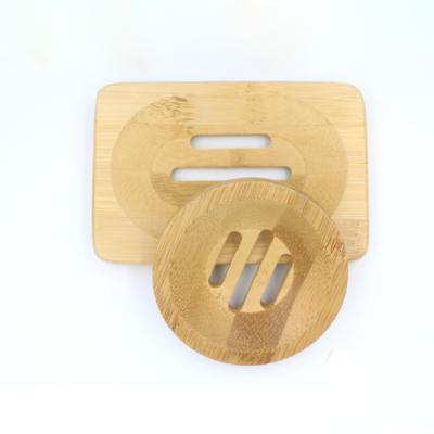 China Portable Simple Design Draining Breathable Custom Printed Bamboo Wooden Soap Dish Eco - Friendly for sale