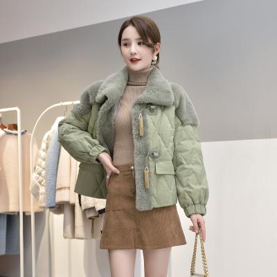 China High Quality Sustainable Plush Fur Coat With Ladies Jacket for sale