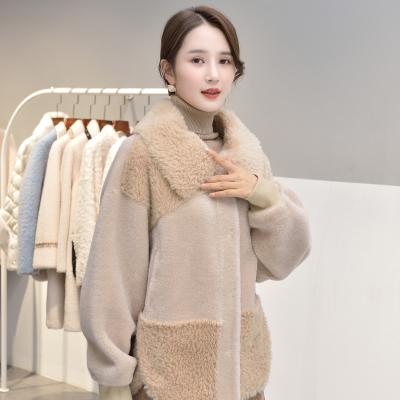 China Plus Size 100% Wool Casual Warm Women's Winter Jacket for sale