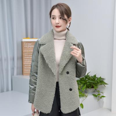 China 2021 anti-shrink new high quality cashmere with fur coat for sale