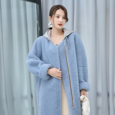 China Plus Size 2021 New Long Plus Size Elegant Women's Clothing With Warm Woolen Coat for sale