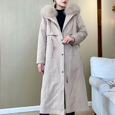 China High quality anti-shrink women's coats and long coats for sale