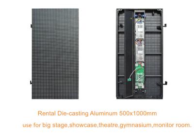 China Noiseless P5.95mm SMD Led Display Cabinet 500*1000mm , Led Advertising Screens for sale