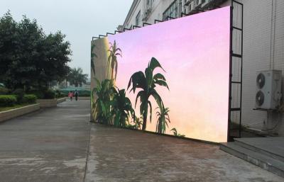 China Easy Installation outdoor led advertising display , led video wall rental 43264Dots / sqm for sale