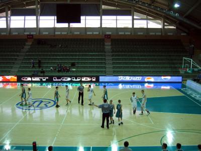 China Full Color Basketball Stadium LED Display , Perimeter Outdoor Billboard for sale