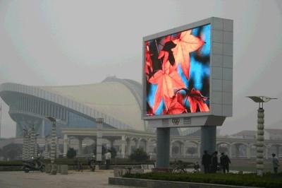 China Advertisement P7 1R1G1B Double Sided Outdoor Led Sign 896x672mm Cabinet for sale