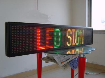 China P10 Double Color LED Scrolling Message Sign For Business , DIP546 320*160MM for sale