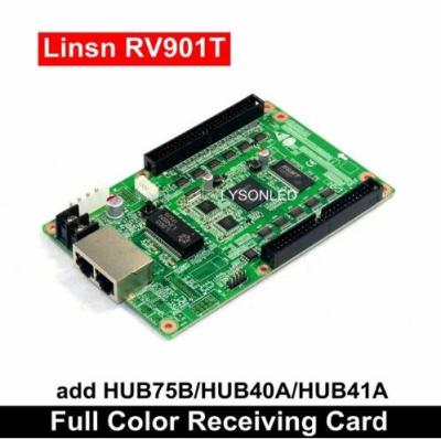 China Linsn RV901T+ Hub41A/Hub40A/Hub75B Full Color LED Display Receiving Card (Need to work with TS802 Sending card) for sale