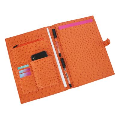 China School Stationery Business Notebook/Business Students Diary Document Bag PU Leather Folder for sale