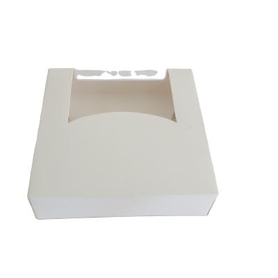 China 2021 Recyclable Hot Sale Customizable Sushi Box White Paper Packaging Sushi Takeout Box for sale