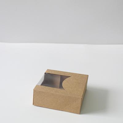 China Recyclable Take Out Food Packaging Cajas Para Sushi Paper Box for sale