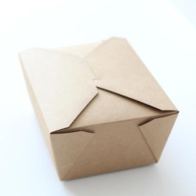 China Recycled Materials Disposable Custom Chinese Paper Take Away Fried Food Box for sale